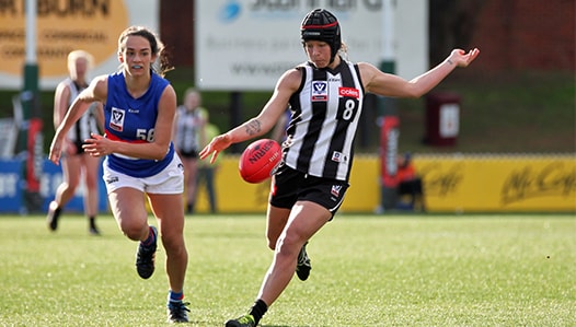 Collingwood has suffered its first finals loss, going down to the Western Bulldgos by 12-points in Port Melbourne. - Collingwood Magpies,Tag-Match Report